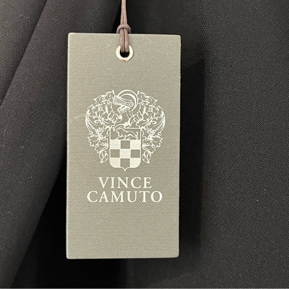 Vince Camuto Womens Black Faux Wrap Asymmetric Night Out Mini Skirt 14 NWT - Picture 15 of 15